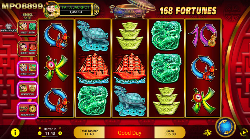 Mesin Slot 168 Fortunes Jackpot Sensasional Slot138