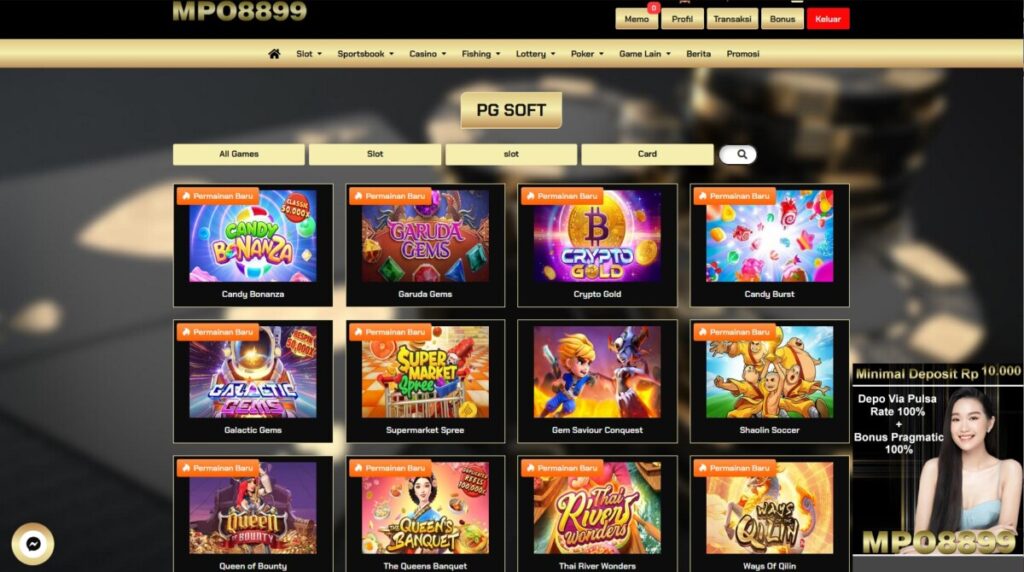 PG Soft Provider Populer Mpo Slot138 Deposit Pulsa