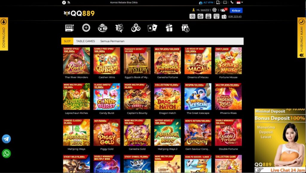 Promo Bonus QQ Slot138 Pasti Untung 100% Member Baru