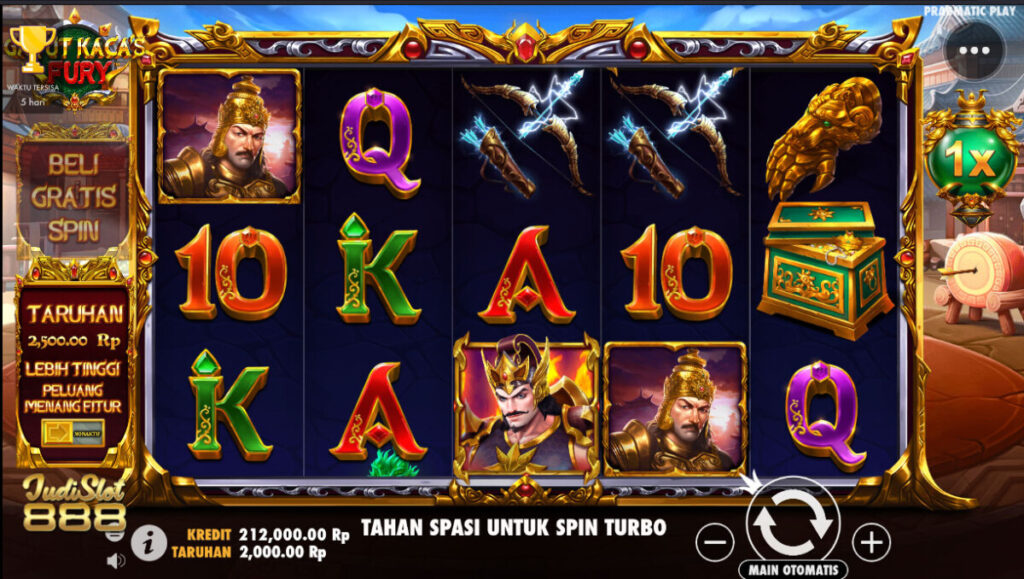 Mencoba Mesin Slot138 Gatot Kaca Fury Dari Pragmatic Play