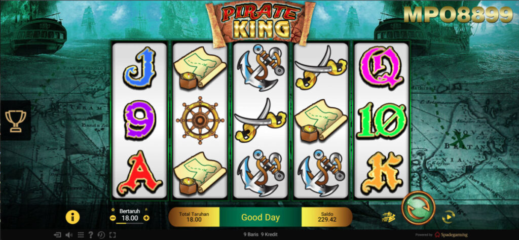 Panduan Bermain Pirate King Slot 138 Provider Spadegaming
